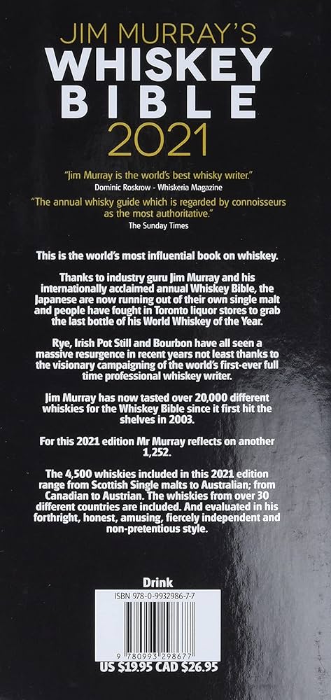 趣味・スポーツ・実用 WHISKEY BIBLE 2007 Jim Murray's Whiskey Bible 2024: Murray, Jim: 9781838320775